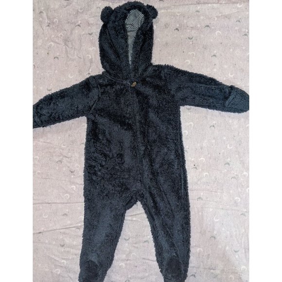 Carter's Blue Bear Coat/Bunting - Picture 1 of 8